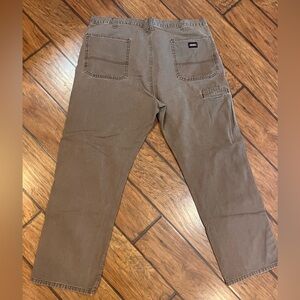 Dickies pants jeans mens 40x32 brown work cotton 5 pocket Straight measure 39x31